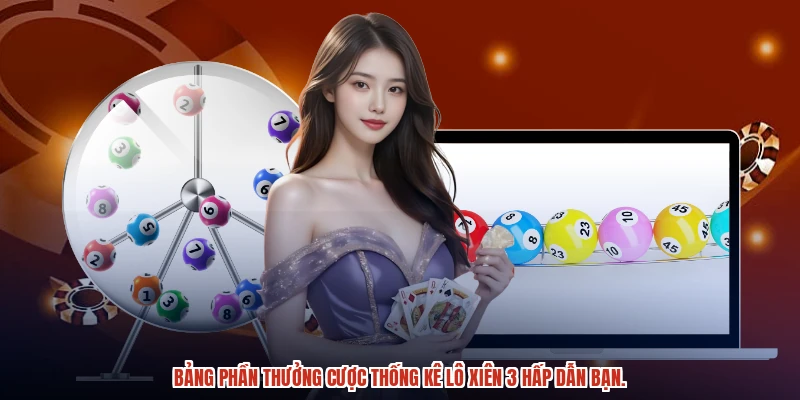 Bảng phần thưởng cược thống kê lô xiên 3 hấp dẫn bạn. Bảng phần thưởng cược thống kê lô xiên 3 hấp dẫn bạn.