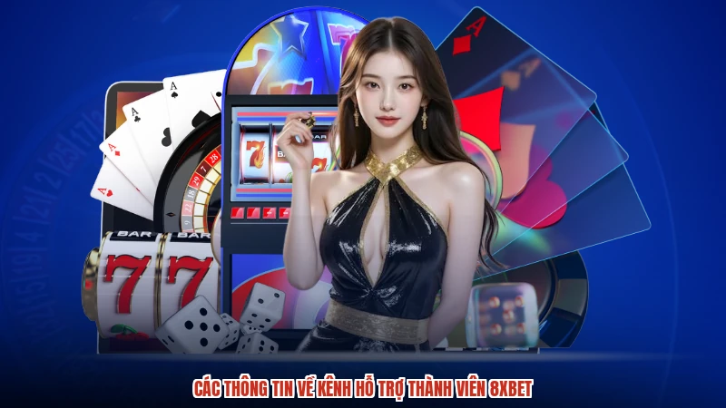 Các thông tin về kênh hỗ trợ thành viên 8XBET