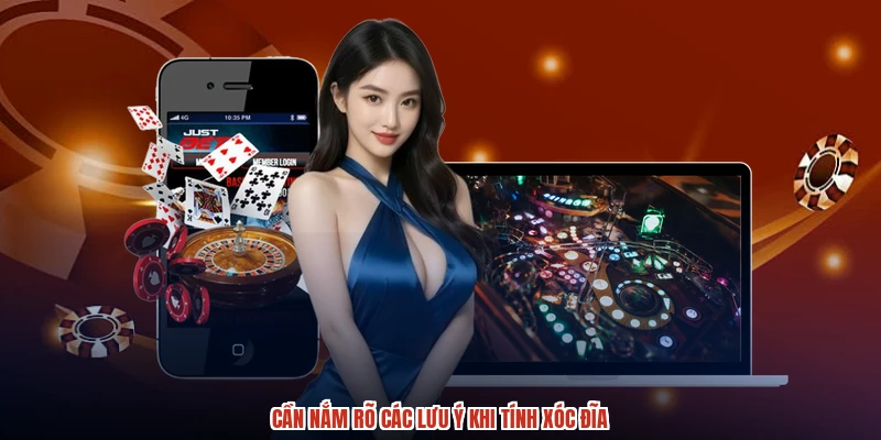 Cần nắm rõ các lưu ý khi tính xóc đĩa